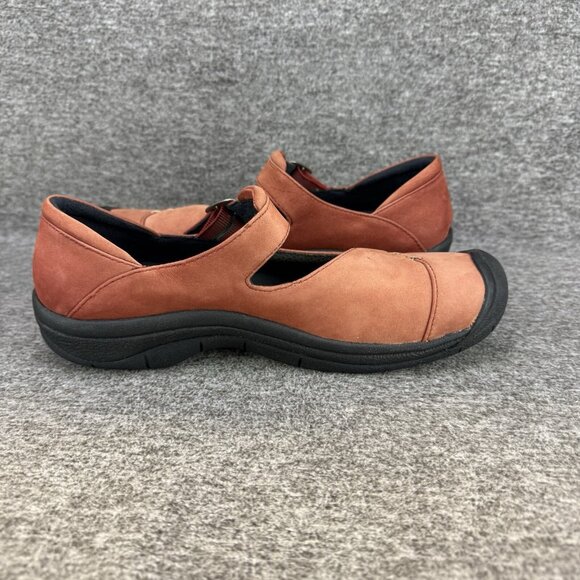 ✅Keen Sydney 5411 Red Leather Mary Jane Comfort Shoes Women's 7 *DISCOLORED NIB - Picture 12 of 13